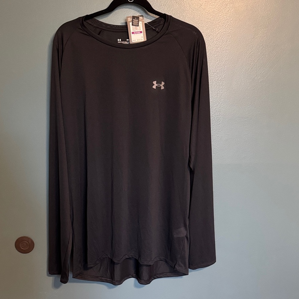 Under Armour Black Long-Sleeve Training Top
